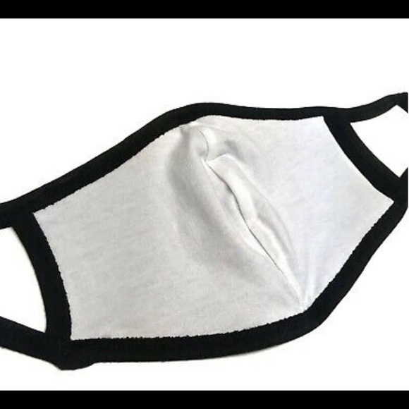 2 Pack: Soft Black Cotton Lined Face Mask - Picture 3 of 7